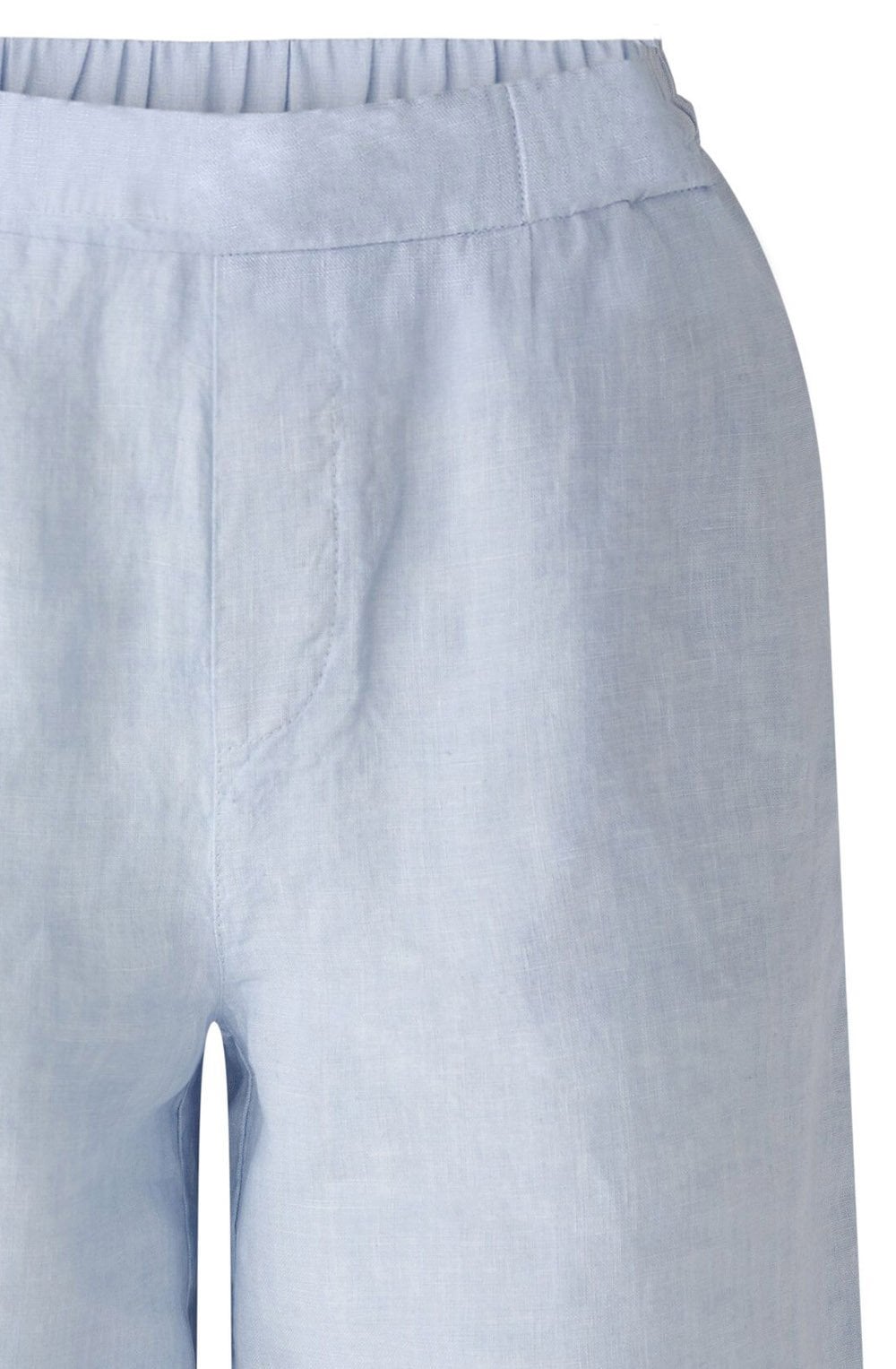 Kentucky Blue Linen Bermuda Shorts