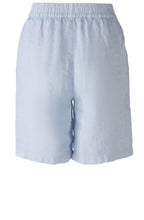 Kentucky Blue Linen Bermuda Shorts