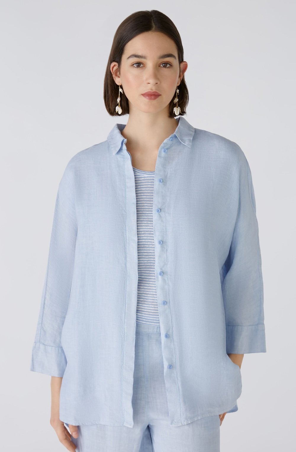 Kentucky Blue Linen Shirt