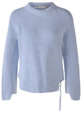 Kentucky Blue Ribbed Knit Jumper