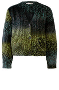 Khaki Chunky Knit Relaxed Cardigan