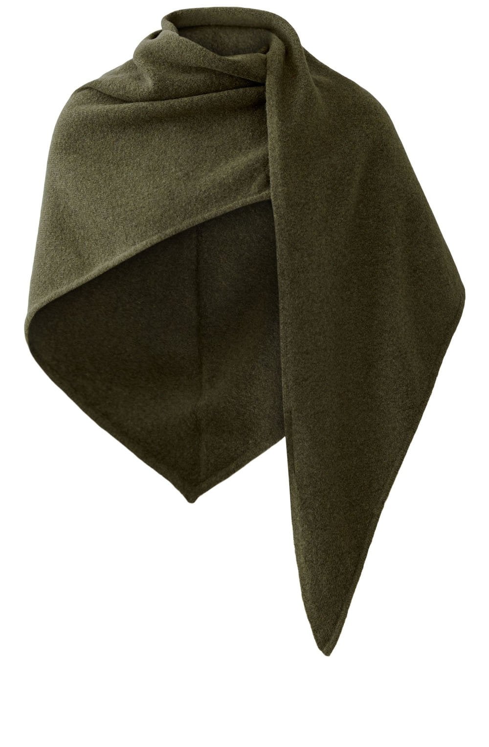 Khaki Fine Knit Shawl