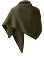 Khaki Fine Knit Shawl