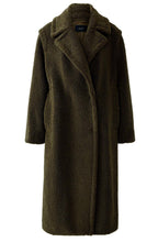 Khaki Green Teddy Coat