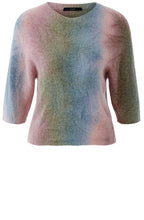 Khaki Rose Red Tie Dye Jumper
