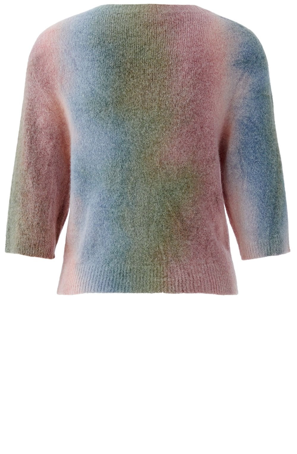 Khaki Rose Red Tie Dye Jumper