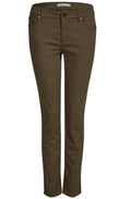 Khaki Slim Fit Jeggings