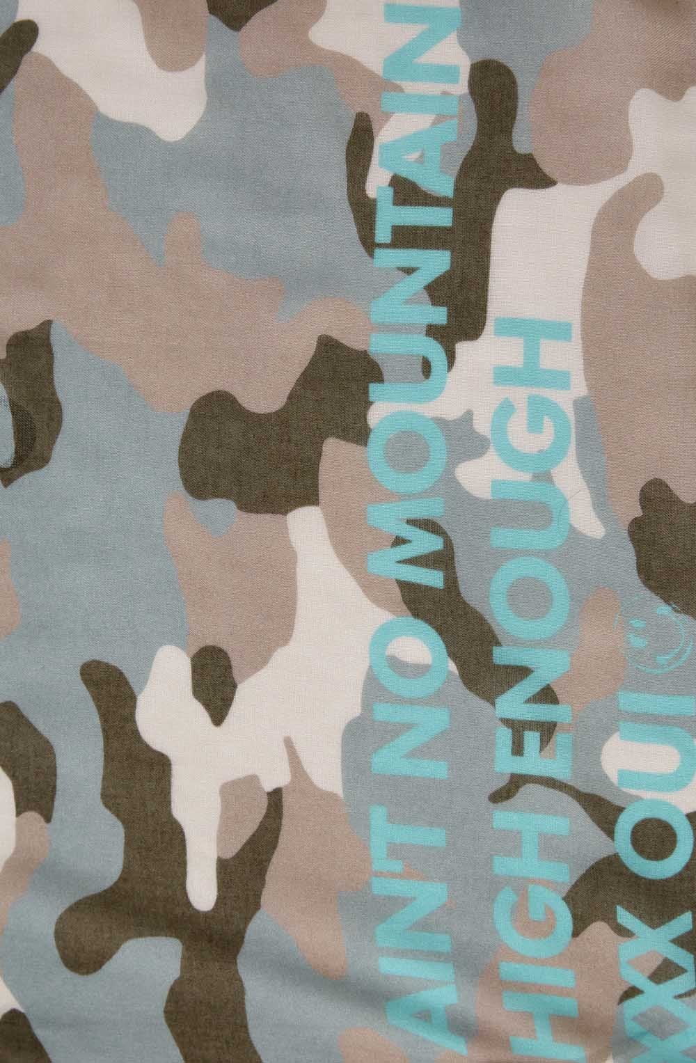 Khaki Stone Camouflage Scarf