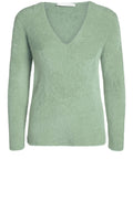 Khaki Textured Knit Sweater