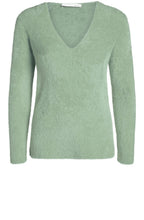 Khaki Textured Knit Sweater