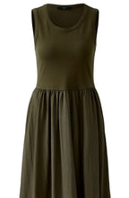 Khaki Tulip Hem Tank Top Maxi Dress
