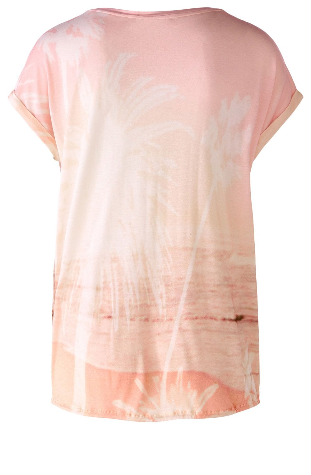 LA Spring Rose Orange Diamante T Shirt