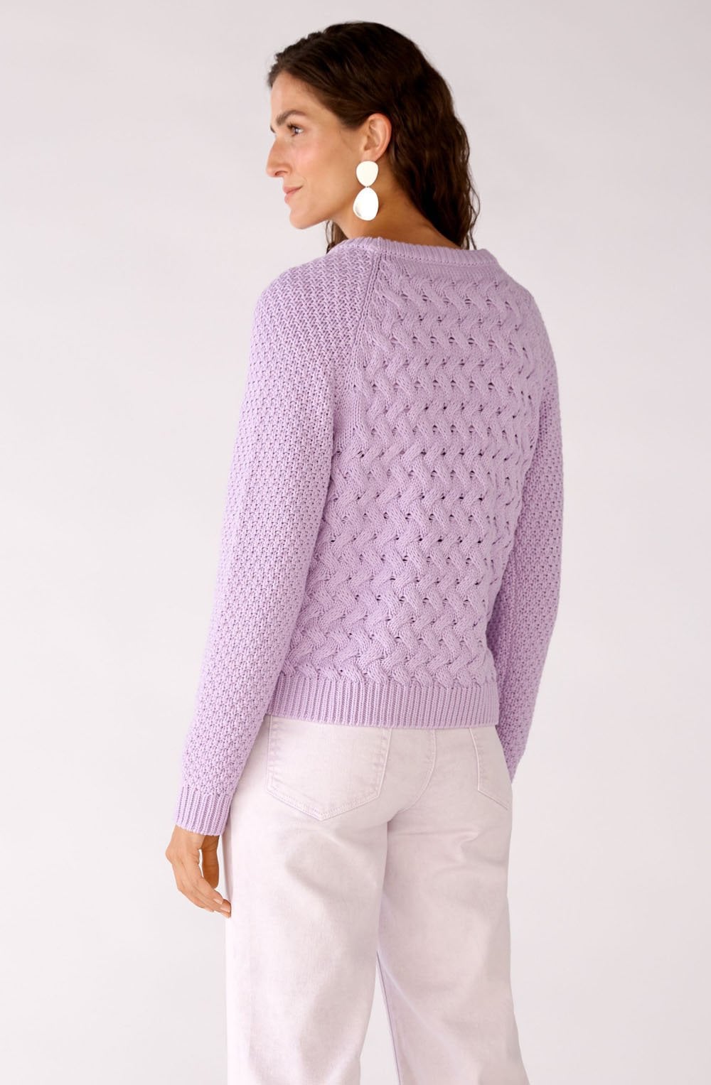 Lavendula Cable Knit Jumper