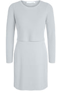 Layered Effect Knit Dress