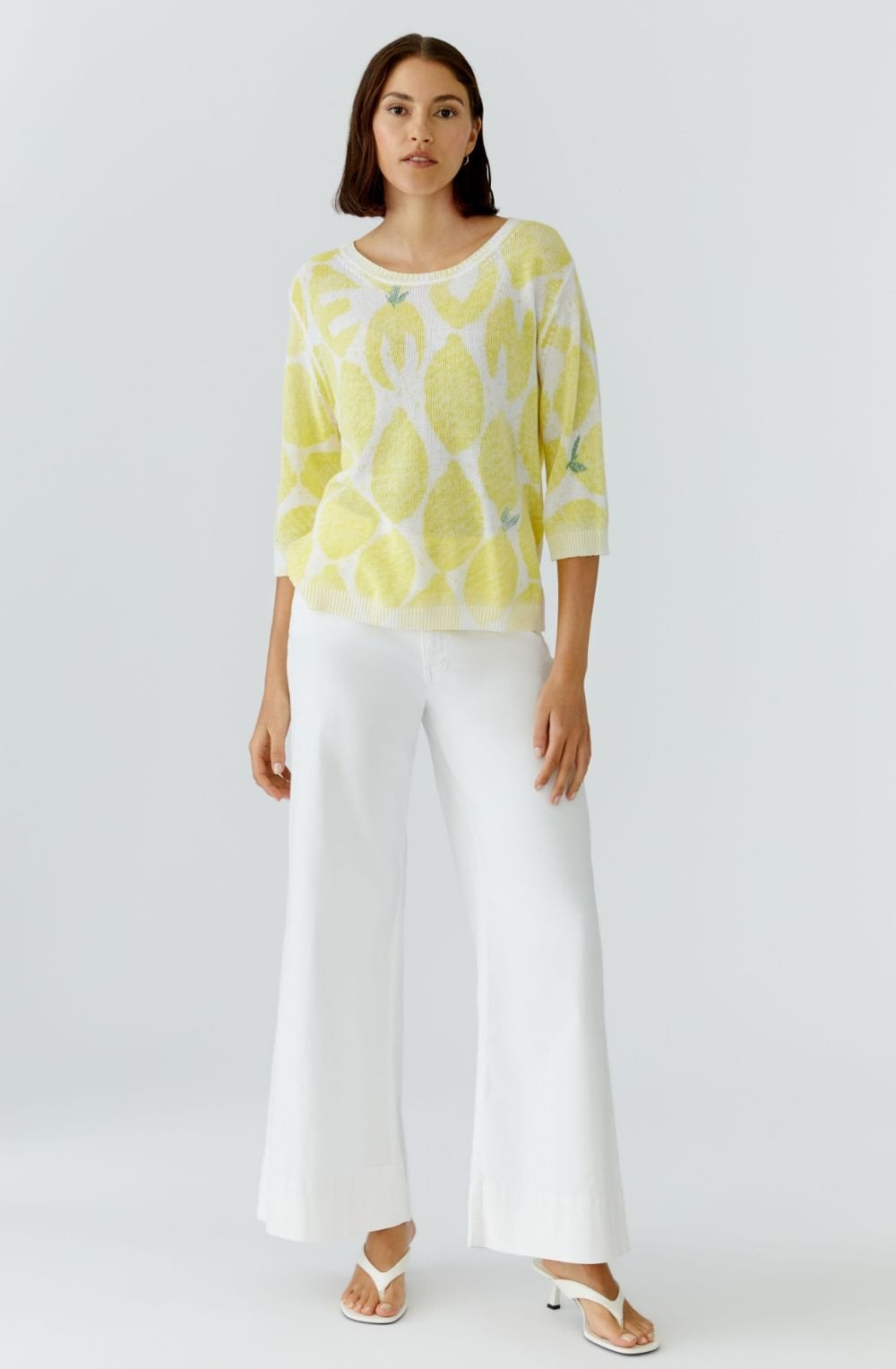 Lemon Light Knot Jumper