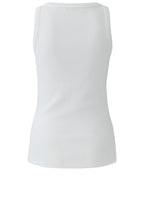 Lemon Motif Fine Ribbed Vest Top