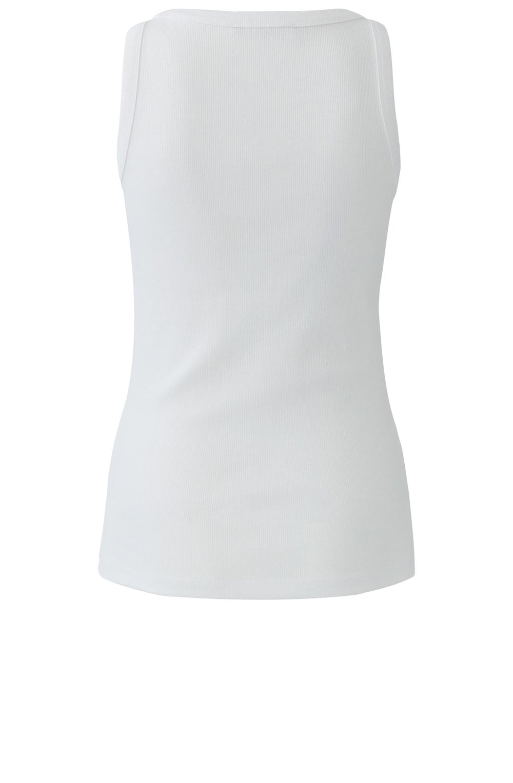 Lemon Motif Fine Ribbed Vest Top