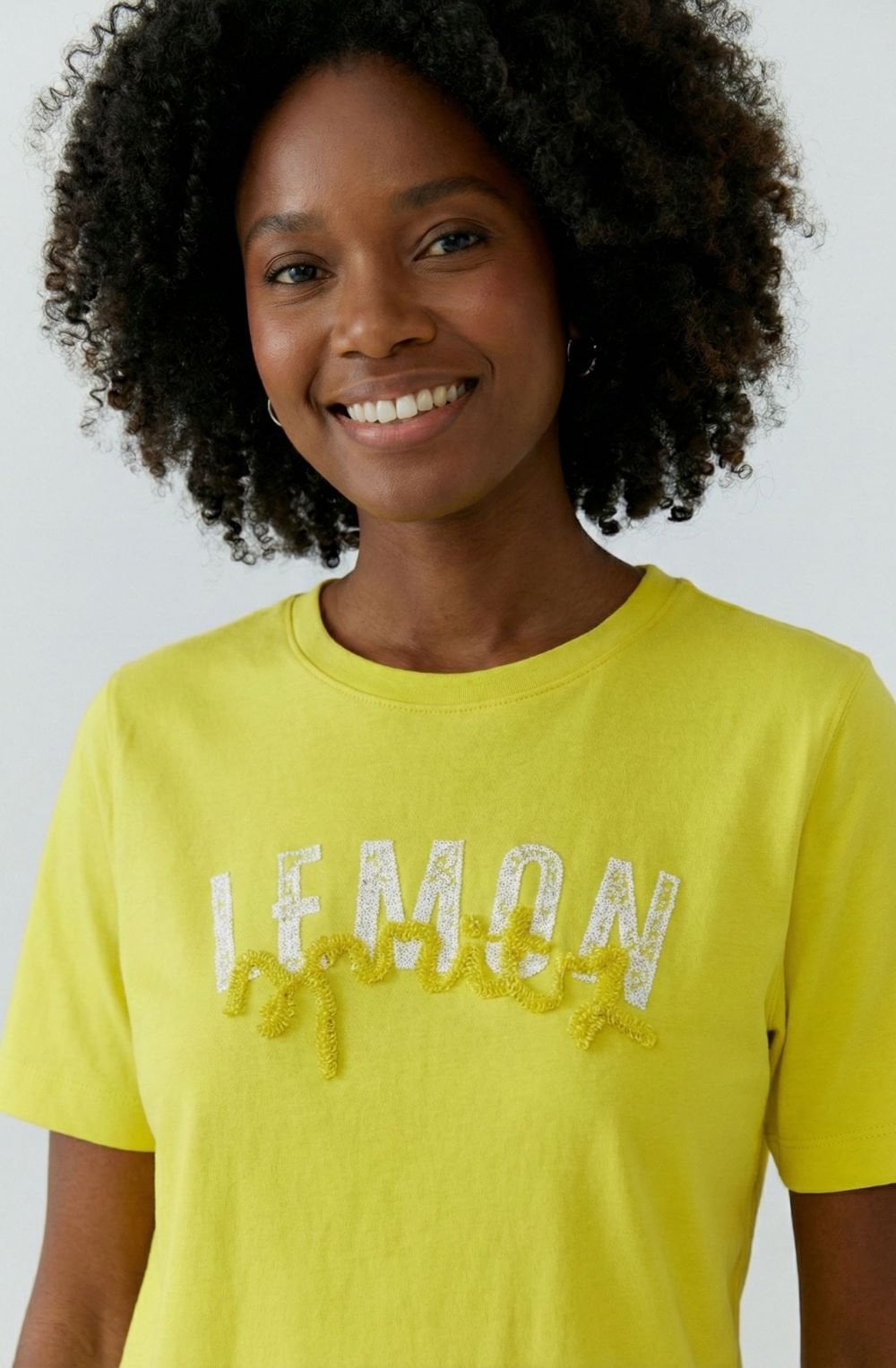 Lemon Motif T Shirt