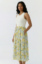 Lemon Skirt Jersey Midi Dress