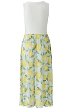 Lemon Skirt Jersey Midi Dress