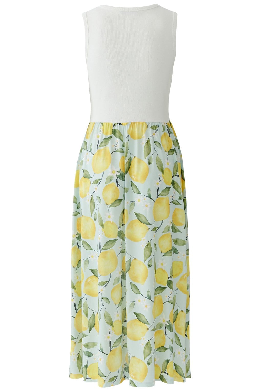 Lemon Skirt Jersey Midi Dress