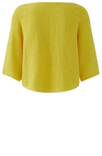 Lemon Zest Loose Ribbon Knit Pullover