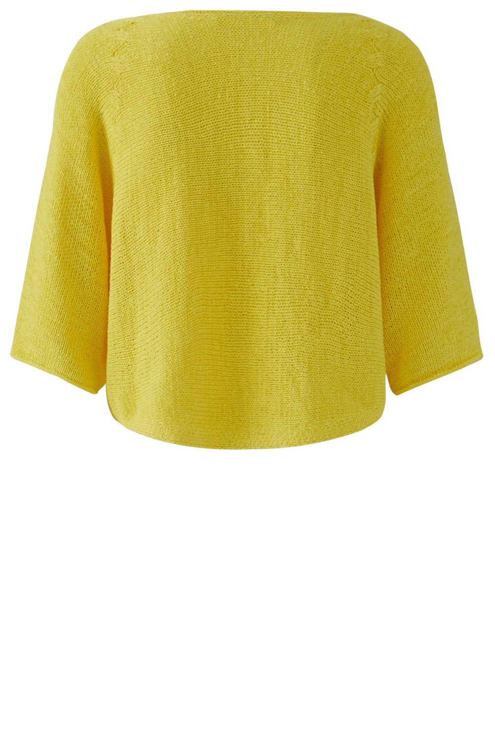 Lemon Zest Loose Ribbon Knit Pullover