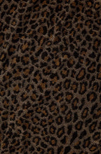 Leo Print Scarf with Bold Stitch Detail