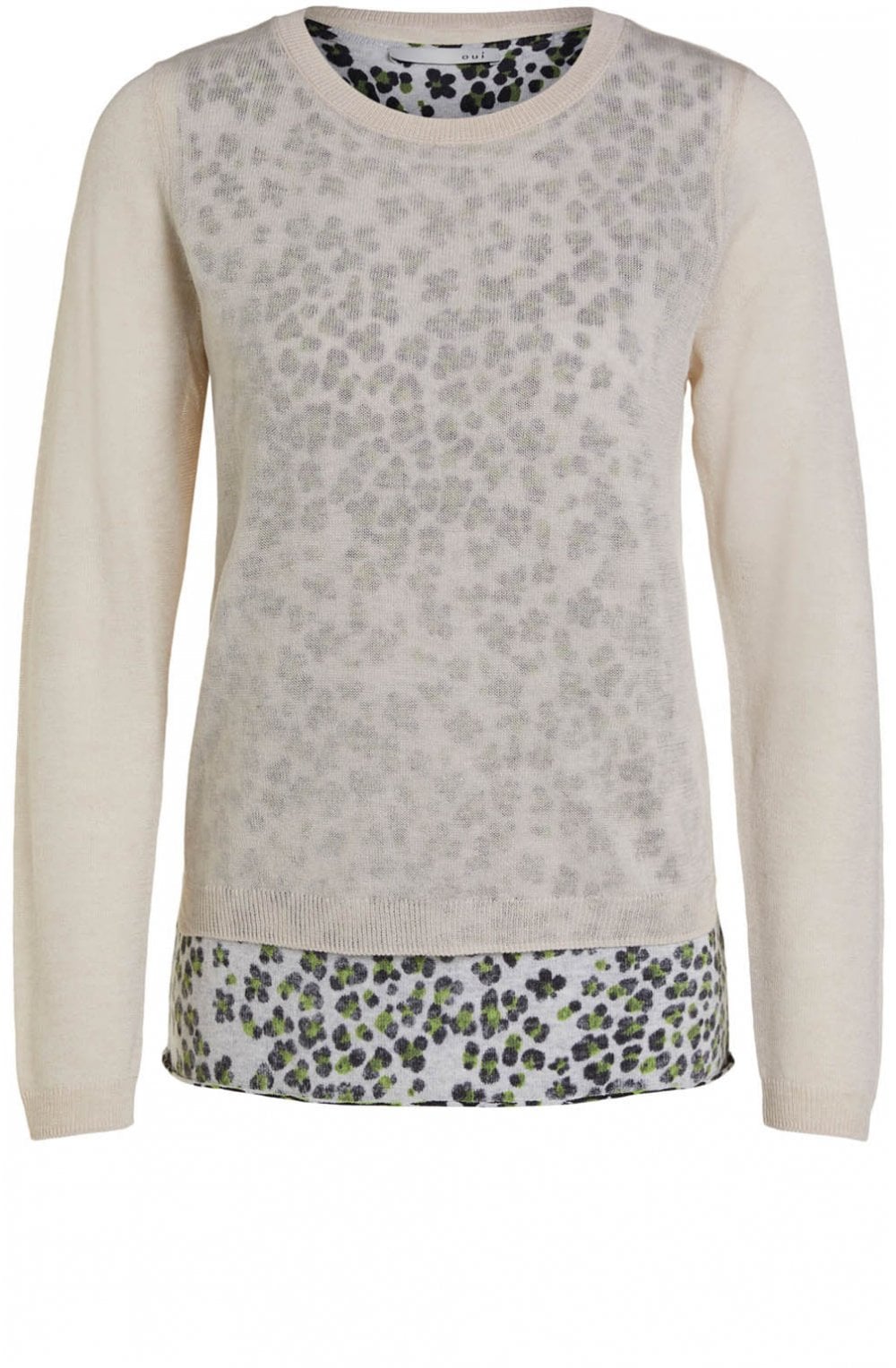 Leopard & Beige Layered Top