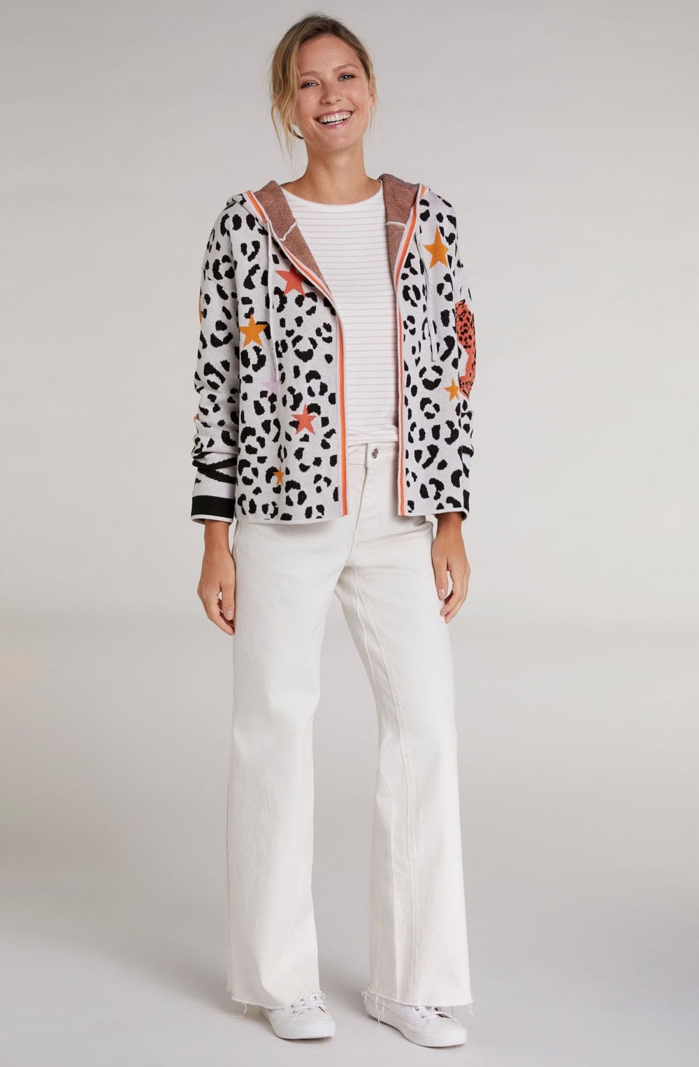 Leopard Design Cardigan