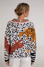 Leopard Design Cardigan