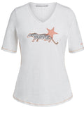 Leopard Design T Shirt