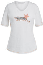 Leopard Design T Shirt