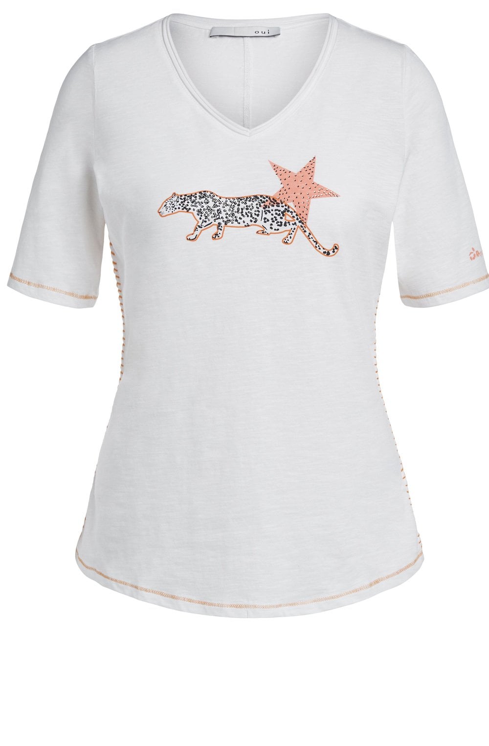 Leopard Design T Shirt