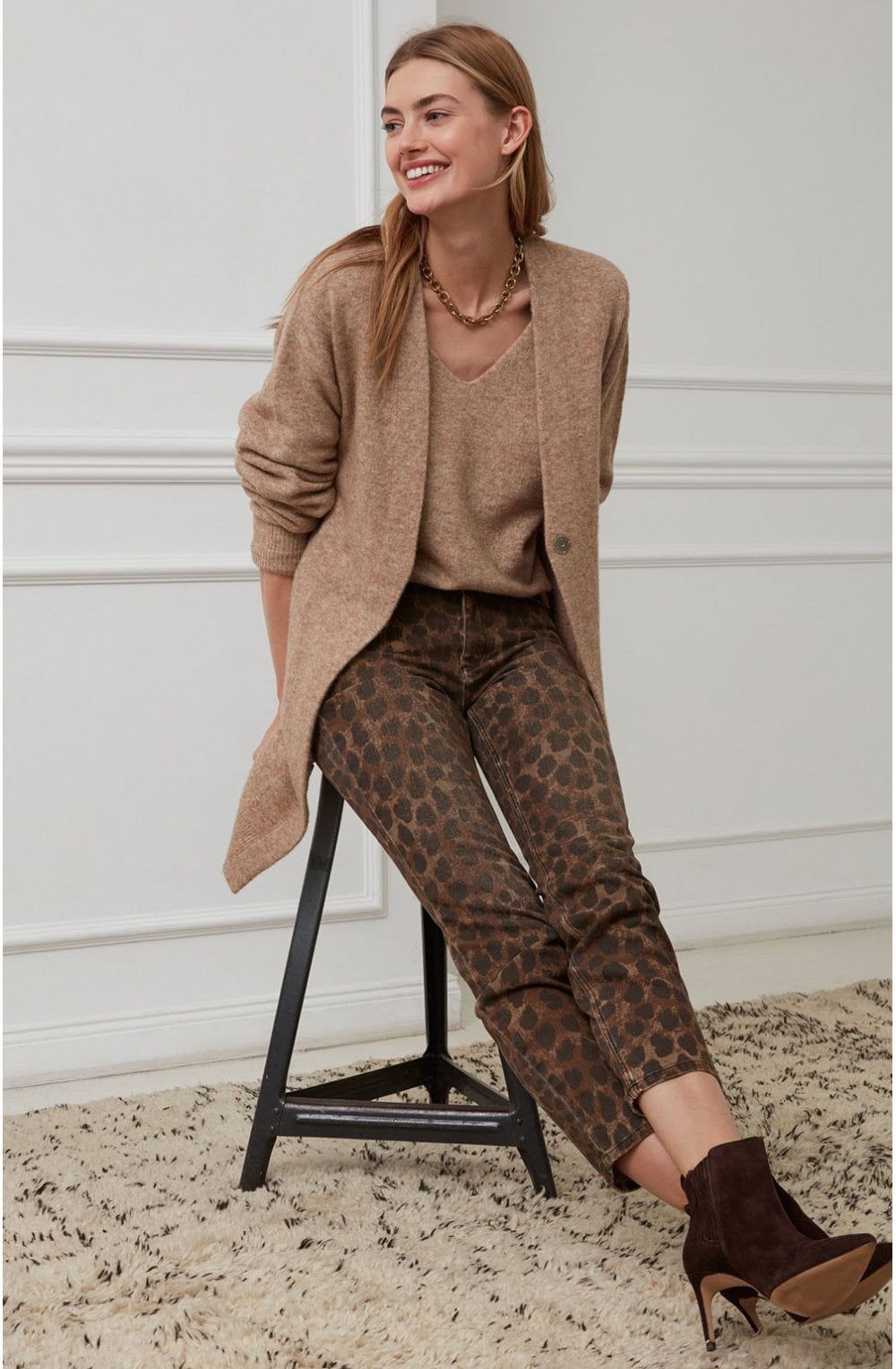 Leopard Print Baxtor Jeggings