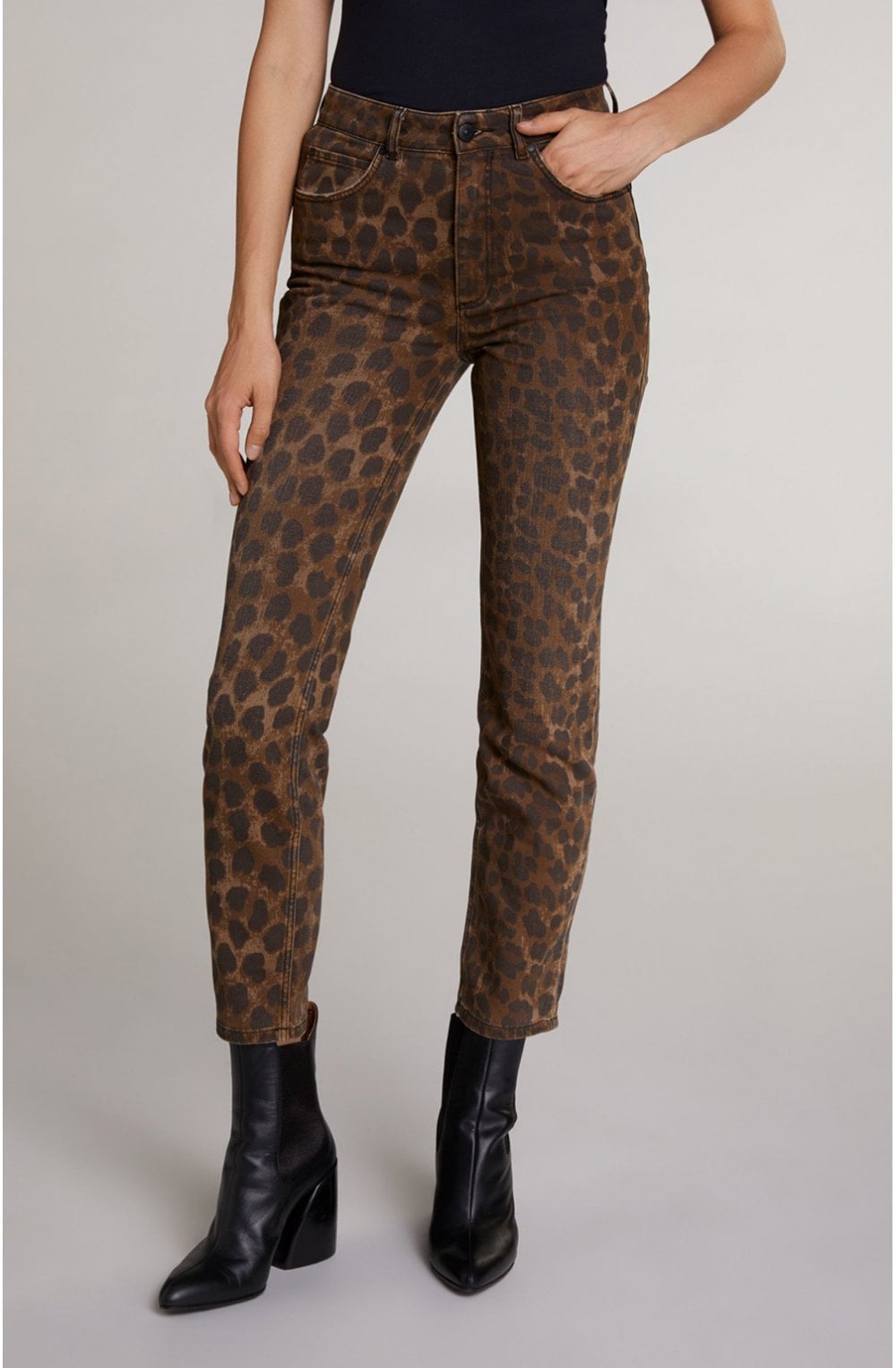 Leopard Print Baxtor Jeggings