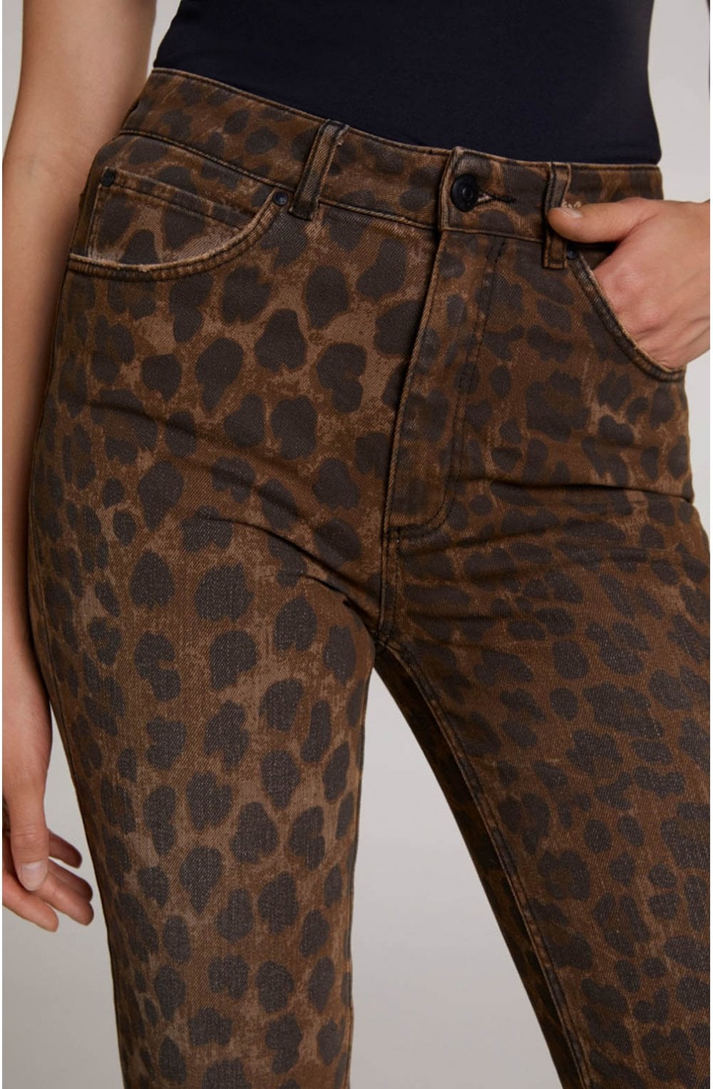 Leopard Print Baxtor Jeggings