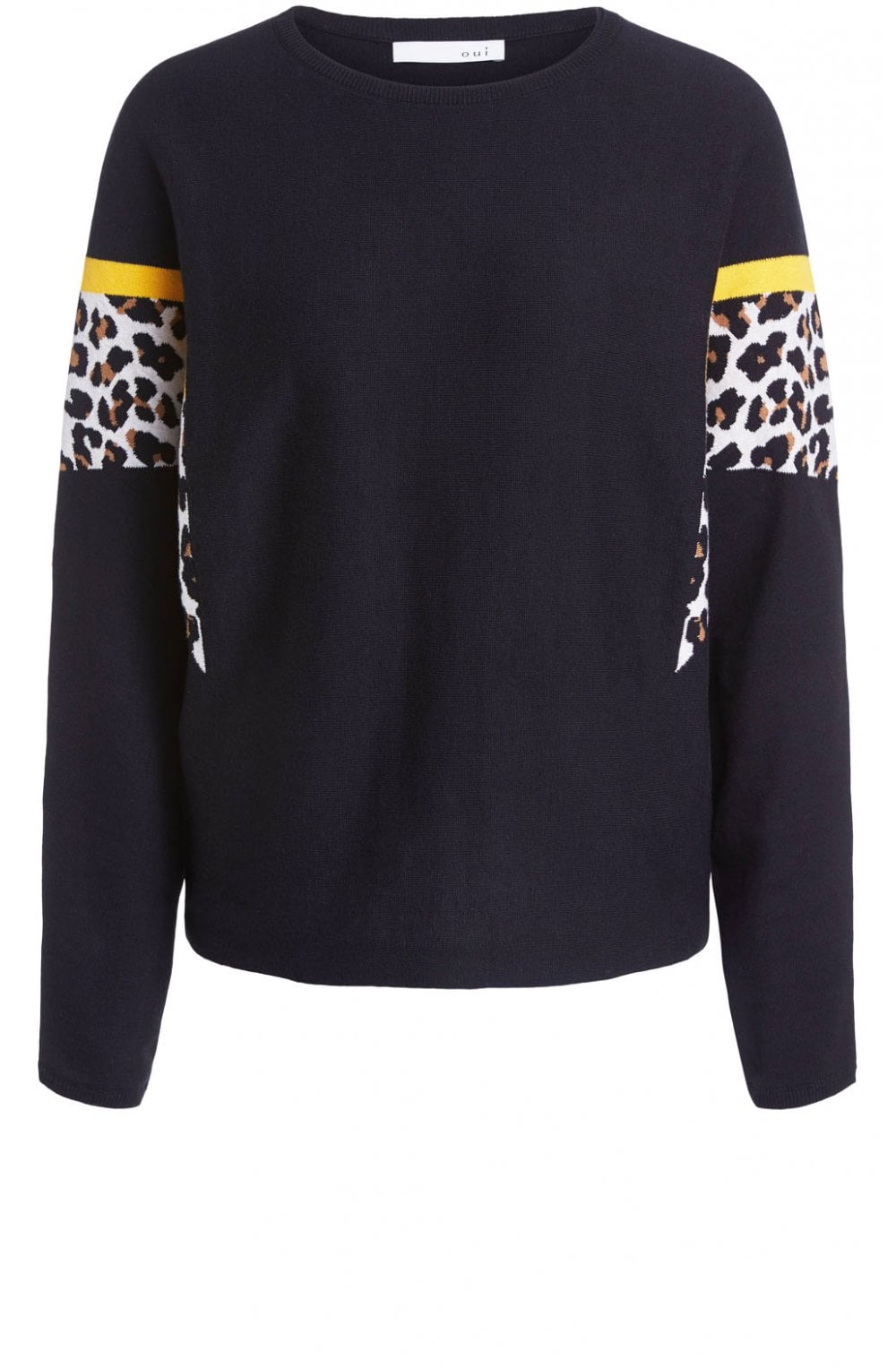 Leopard Print Detailed Jumper