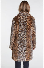 Leopard Print Faux Fur Coat