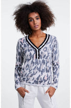 Leopard Print Fine Knit Jumper