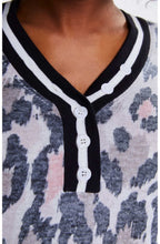 Leopard Print Fine Knit Jumper