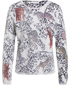 Leopard Print Fine Knit Jumper