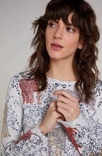 Leopard Print Fine Knit Jumper