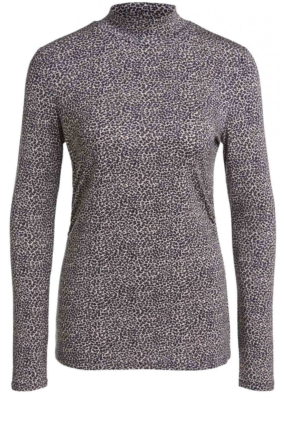 Leopard Print Jersey Top