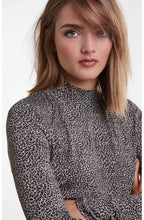 Leopard Print Jersey Top