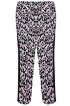Leopard Print Linen Trousers