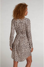 Leopard Print Shirt Dress