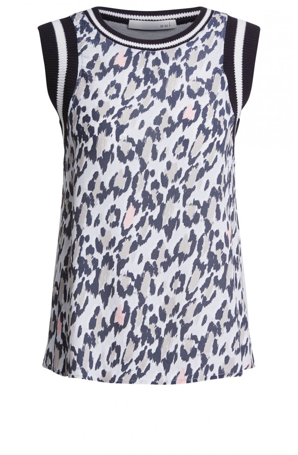 Leopard Print Sleeveless Top