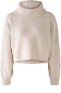 Light Beige Boxy Cropped Jumper