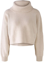 Light Beige Boxy Cropped Jumper